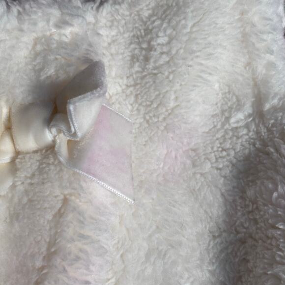 Just One You Carter’s Floral Baby Dress Sherpa Vest 12 Months Winter Holiday - Picture 4 of 7